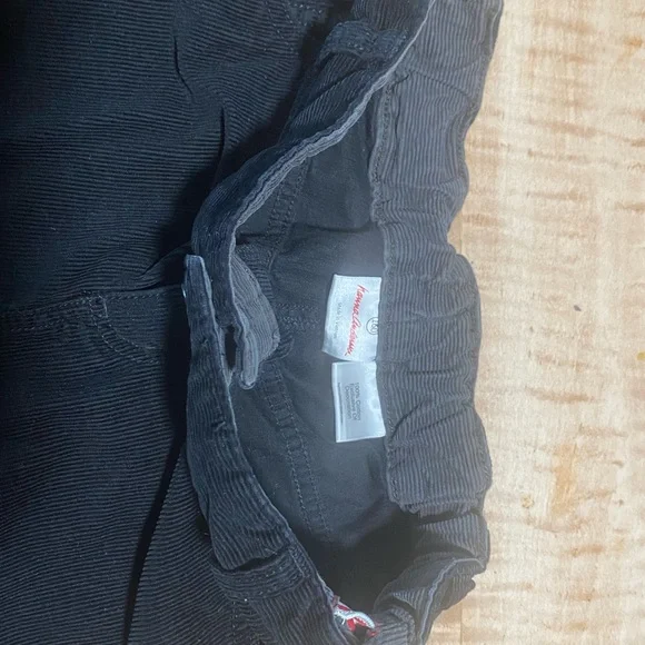 Hanna Andersson boys size 160cm (US 14-16) Black Corduroy Pants - Picture 3 of 6